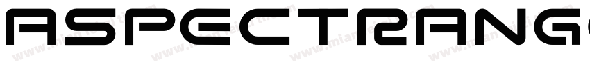 ASPECTRANGEDEMO Regular字体转换
